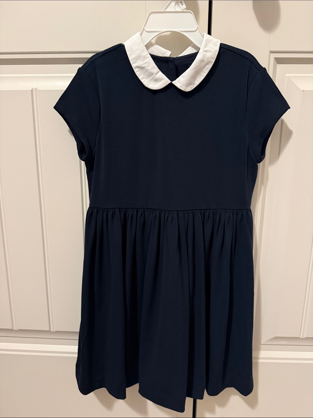 Polo by Ralph Lauren Navy Dress with White Peter Pan Collar